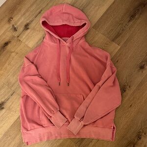 American Eagle Outfitters Coral Hoodie Sweater